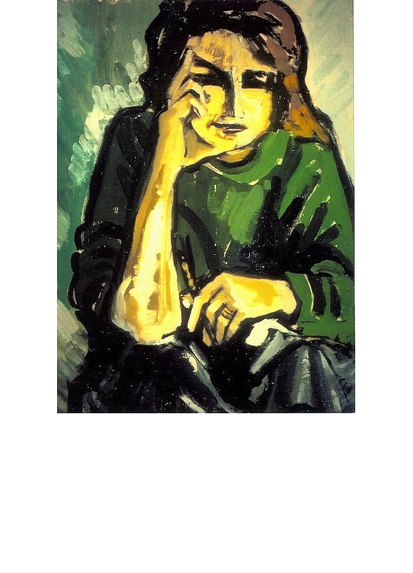 In welchem Jahr Hanna Kohlschein ihr Selbstportrait (oben) malte, ist nicht bekannt. - © REPRODUKTION: MUSEUM IM STERN