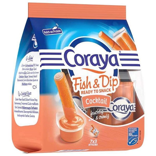 Die Firma International Fisch & Meat Deutschland GmbH ruft den Coraya Fish & Dip Cocktail zurück. - © International Fisch & Meat Deutschland GmbH