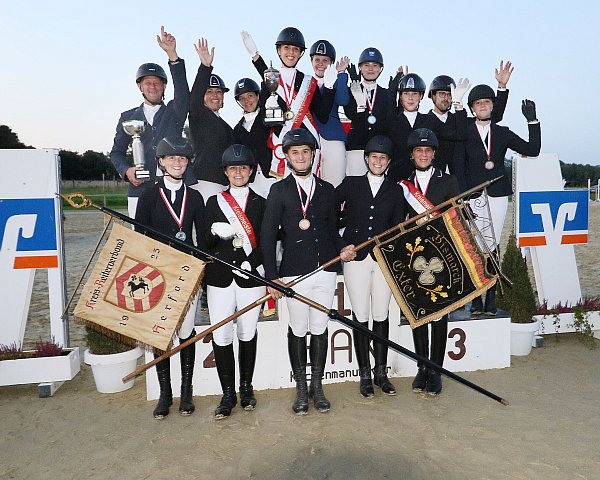 Kreismeisterschaften Herford im Reiten vom 20. bis 22. September 2024 bei der Löhner Reitgemeinschaft Am Osterfeld. - © Egon Bieber