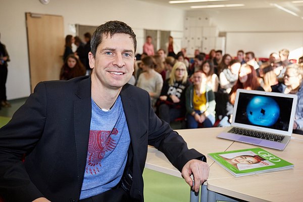 Vortrag: Der Geo-Reporter im Evangelisch Stiftischen Gymnasium. - © privat