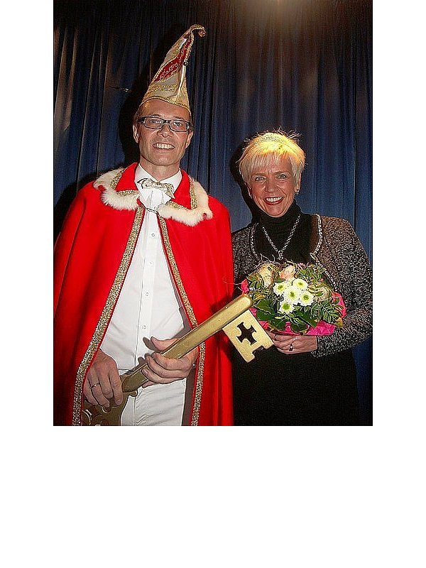 Das neue Prinzenpaar Erich und Angelika Wensing.