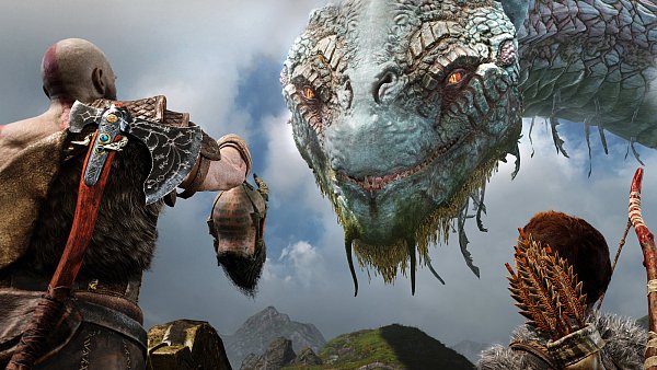 Na klar, so richtig riesige Monster dürfen in einem God of War nicht fehlen. - © Sony