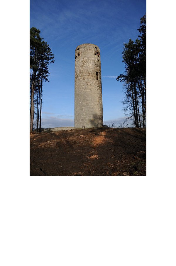 Der Eulenturm, 1411 erbaut, war bislang hinter Bäumen versteckt. Jetzt ist er gut sichtbar. - © FOTO: Hubert Rösel
