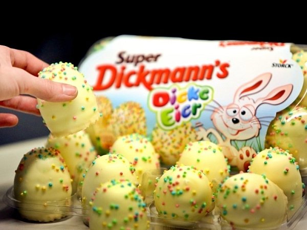 Storck bringt die Osterversion seines Klassikers, die "dicken Eier", in die Verkaufsregale - © FOTO: SARAH JONEK