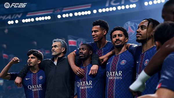 Auch bei "EA Sports FC 26" möglich: In die Rolle von Trainer Luis Enrique schlüpfen und mit Paris St. Germain die Champions League holen. - © EA Sports