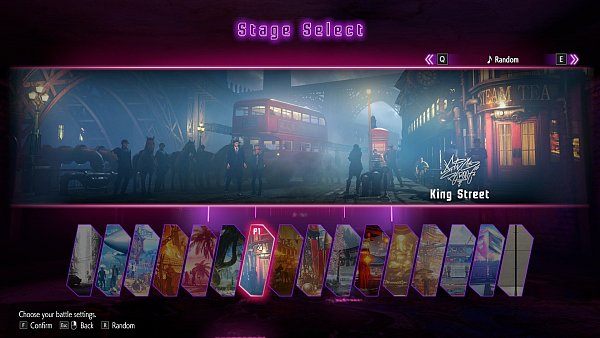 "King Street" oder "Old Town Market": Wir haben die Auswahl zwischen 16 verschiedenen Arenen. - © Street Fighter 6