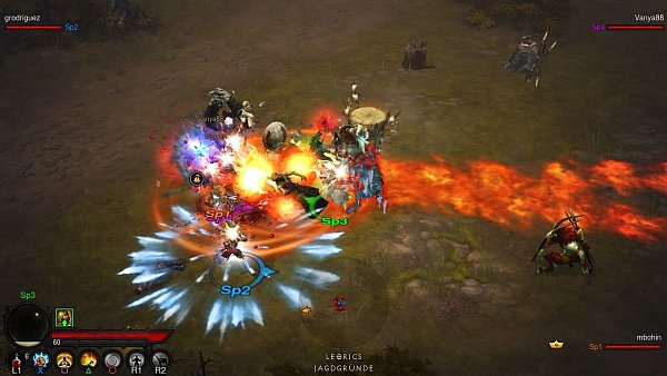 Besonders im Mehrspielermodus macht das bisweilen hektische, aber spaßige Monsterschnetzeln Spaß. - © Blizzard Entertainment