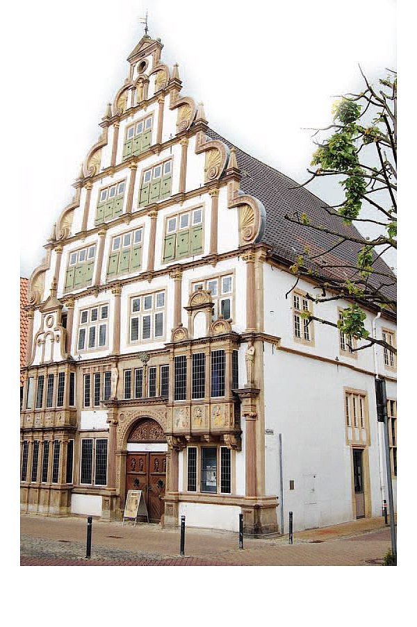 Von außen gar nicht gruselig: Das Hexenbürgermeisterhaus ist ein typisches Beispiel für städtische Architektur der Renaissance im Weserraum. - © NW