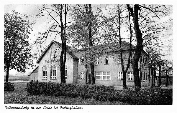 Der Pollmannskrug entstand 1718. Er sollte bis Mitte der 1970er Jahre gesellschaftlicher Mittelpunkt des Lipperreiher Dorflebens sein. - © Repro: Horst Biere
