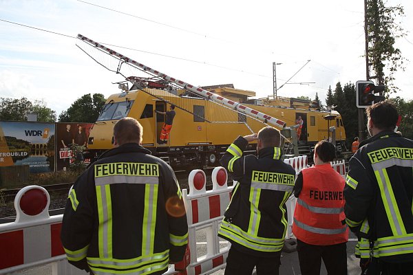 Unfall am Bahnübergang Kirchlengern - © Torben Stallmann