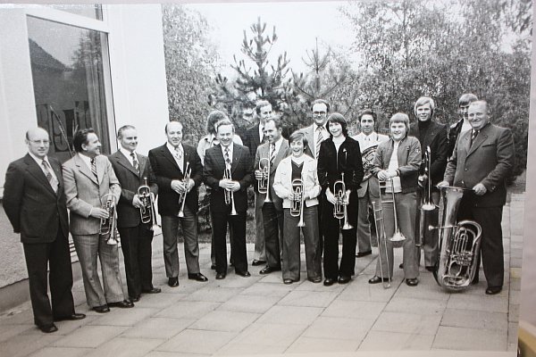 Der Posaunenchor aus dem Jahr 1960. - © Repro: Sigrid Dittmann