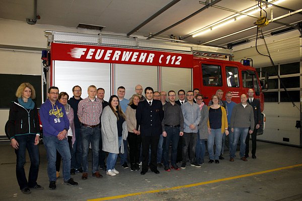 Die Mitglieder des Fördervereins hielten Rückschau. Foto: Löschzug Willebadessen - © Löschzug Willebadessen