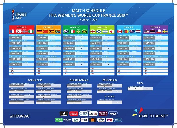 Die Fifa stellt den Spielplan als Download hier zur Verfügung. - © Fifa