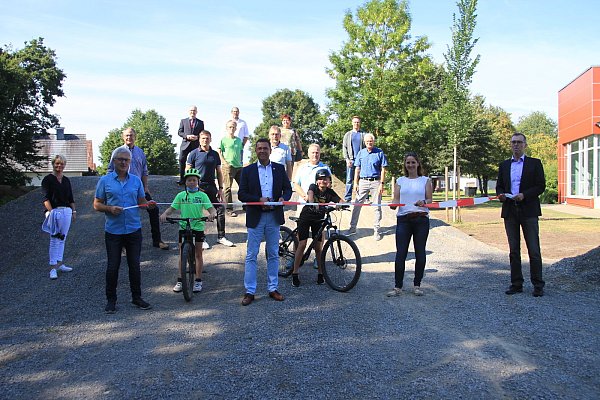 Der Bike-Park Steinheim ist jetzt offiziell eröffnet. - © Madita Schellenberg