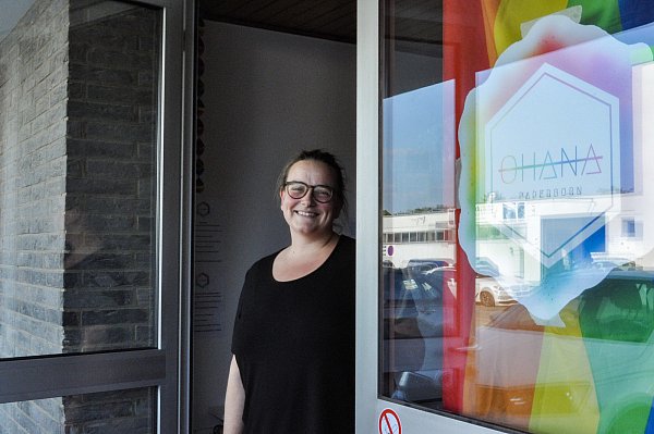 Offene Tür: Viola Hellmuth freut sich über neue Gesichter im Jugendtreff. - © Julia Lichtnecker