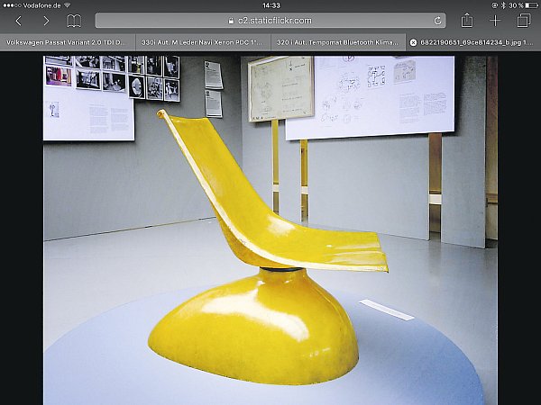 Ikone der Pop-Art: Der Egg-Chair von 1956. - © Tecta-Archiv