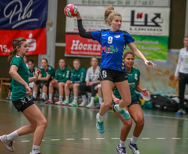 Vom Papa beflügelt: Finja Meier in Aktion. - © Andreas Zobe