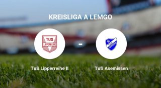 TuS Lipperreihe II im Spiel gegen TuS Asemissen deutlich dominierend