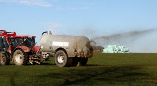 Sauerei in Warburgs Nachbarschaft: Gülle auf Straße festgefroren