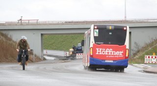 Arbeiten am Benser Bogen in Paderborn sind auf der Zielgeraden