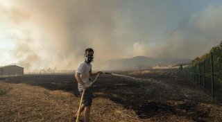 Großer Vegetationsbrand wütet in Südfrankreich