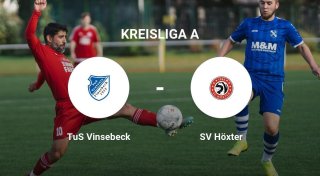SV Höxter zieht den Kürzeren gegen TuS Vinsebeck