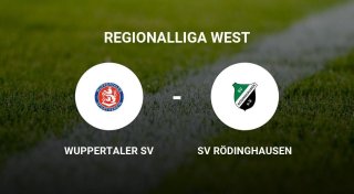 Das Team des Wuppertaler SV gegen den SV Rödinghausen trennen sich unentschieden