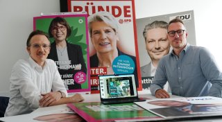 Schüco oder Goldbeck als Kunden: Bünder Werbe-Experten beurteilen Wahlplakate