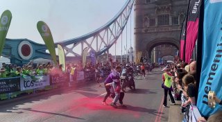 Aktivisten sorgen für Zwischenfall beim London-Marathon