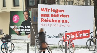Umfrage: Linke legt deutlich zu - Union mit Einbußen