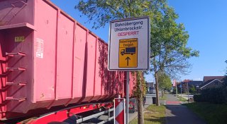 Monatelange Umleitung ohne Sperrung: Baufirma vergisst Schild in Bünde