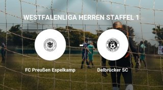 FC Preußen Espelkamp setzt sich knapp durch gegen den Delbrücker SC