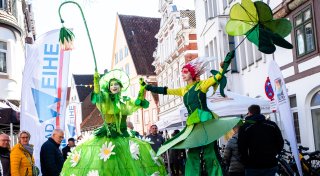 Mit vielen Fotos: Herforder Frühling lockt bei Sonne Tausende in die Stadt
