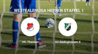 Das Team des VfL Theesen gegen den SV Rödinghausen II trennen sich unentschieden