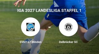 Delbrücker SC setzt sich knapp durch gegen den SVKT 07 Minden