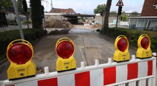 Bauarbeiten in Bad Oeynhausen verlängert: Bahnbrücke an der Herforder Straße bleibt gesperrt