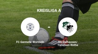 SG Dalhausen/Tietelsen-Rothe bietet FC Germete-Wormeln Paroli