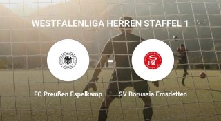 Spannender Kampf zwischen dem FC Preußen Espelkamp und der SV Borussia Emsdetten