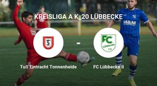 FC Lübbecke II verbucht knappen Sieg gegen TuS Eintracht Tonnenheide