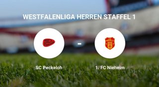 1. FC Nieheim unterliegt gegen SC Peckeloh