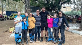 Wie eine Bielefelderin und ihre Familie Spaniens Flutopfern Hoffnung gibt