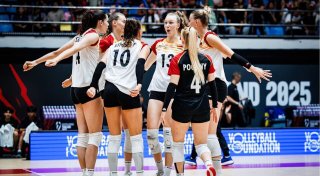 Deutsche Volleyballerinnen stehen bei WM im Achtelfinale