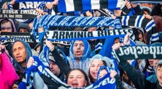 Arminias Pokalparty: So war die Party beim Public Viewing am Samstag in Bielefeld