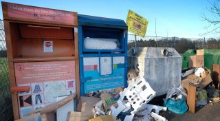 Altkleidercontainer stehen in Gütersloh vor dem Aus: Dramatisch schlechte Bedingungen