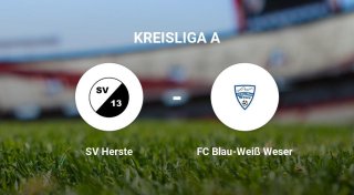 FC Blau-Weiß Weser bietet SV Herste Paroli