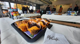 Erste Einblicke in neuen McDonalds in Brakel zum Richtfest