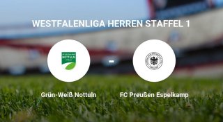 FC Preußen Espelkamp verliert gegen Grün-Weiß Nottuln
