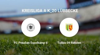 Heimniederlage im Sportpark Mittwald - FC Preußen Espelkamp II ergibt sich dem TuSpo 09 Rahden