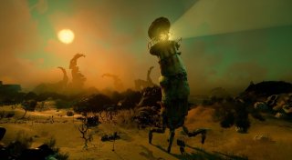 Wandelnder Leuchtturm mit Vogel: «Keeper»