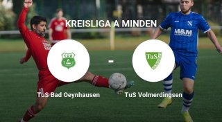 TuS Bad Oeynhausen sichert sich knappen Sieg gegen den TuS Volmerdingsen